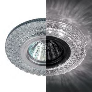 Светильник Эра DK LD3 SL/WH декор стекло GU5.3 220В 50Вт Прозрачный фото Светильник Эра DK LD3 SL/WH декор стекло GU5.3 220В 50Вт Прозрачный картинка